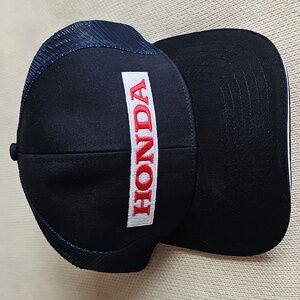 Honda Of Canada Black Dark Blue Mesh Snapback Ball Cap NEW